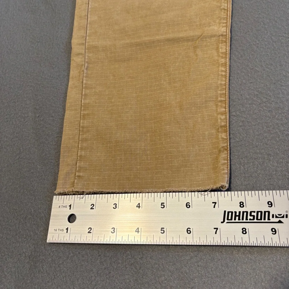 Free People Cargo Pants Womens XS Tan Ripstop Drawstring Raw Hem OB1170572